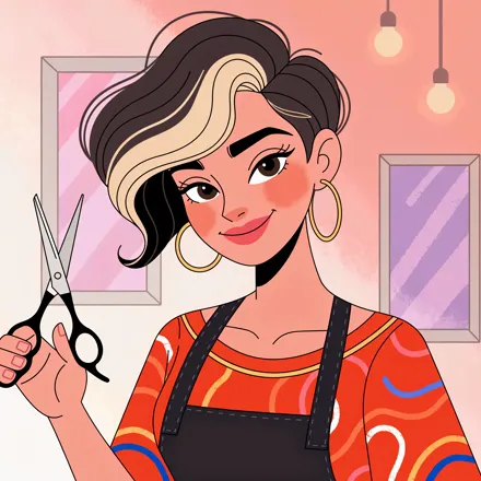 The Stylist, the receptionist for salons